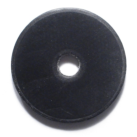 Midwest Fastener Flat Washer, For Screw Size 1/4" , Rubber 8 PK 34203